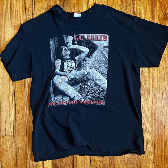 GG Allin T Shirt -L - Picture 1 of 2